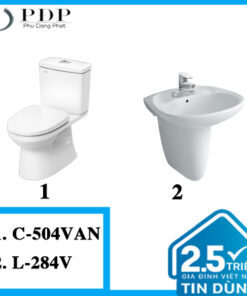 Combo 16 - Bồn Cầu Inax C-504VAN + L-284V