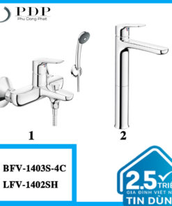 COMBO 23 Vòi Chậu BFV-1403S-4C+ Sen Vòi LFV-1402SH