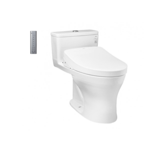 Bồn Cầu ToTo 1 Khối Nắp Rửa Điện Tử MS855CDW12