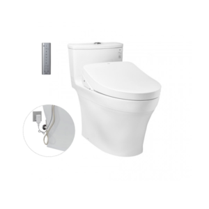 Bồn Cầu ToTo 1 Khối Nắp Rửa Điện Tử MS885DW11
