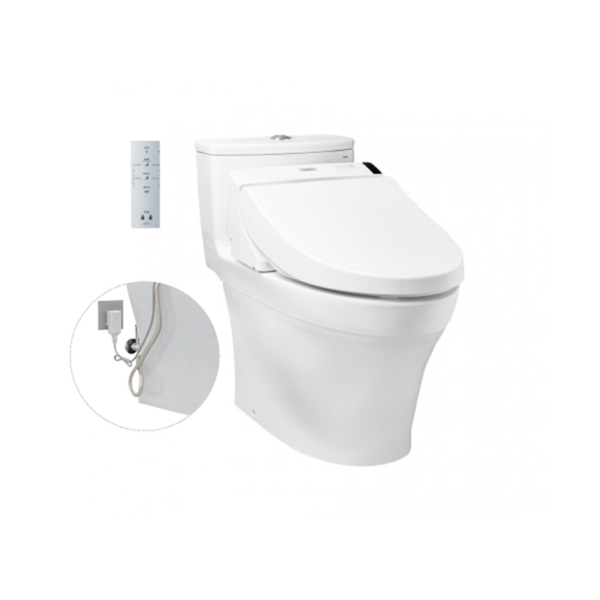 Bồn Cầu ToTo 1 Khối Nắp Rửa Điện Tử MS885DW6