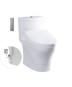 Bồn Cầu ToTo 1 Khối Nắp Rửa Điện Tử MS889DRW11