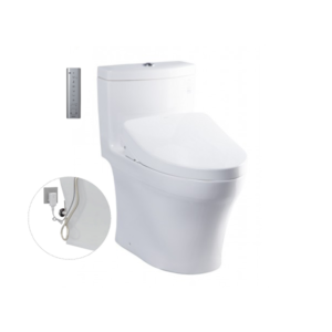 Bồn Cầu ToTo 1 Khối Nắp Rửa Điện Tử MS889DRW11