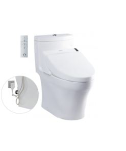Bồn Cầu ToTo 1 Khối Nắp Rửa Điện Tử MS889DRW6