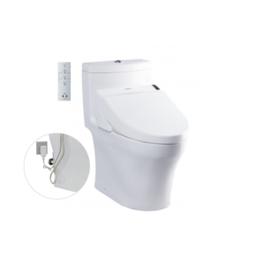 Bồn Cầu ToTo 1 Khối Nắp Rửa Điện Tử MS889DRW6