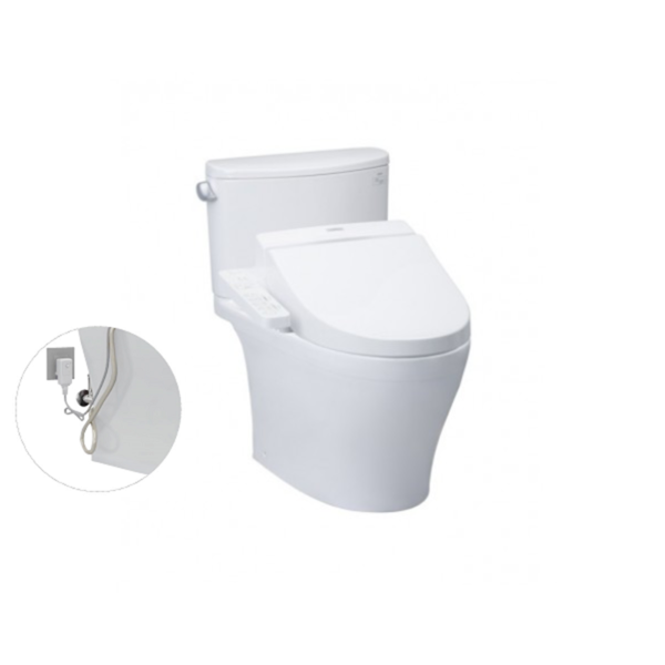 Bồn Cầu ToTo 2 Khối Nắp Rửa Điện Tử CS767W7