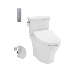 Bồn Cầu ToTo 2 Khối Nắp Rửa Điện Tử CS986GW11
