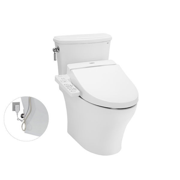 Bồn Cầu ToTo 2 Khối Nắp Rửa Điện Tử CS986GW7