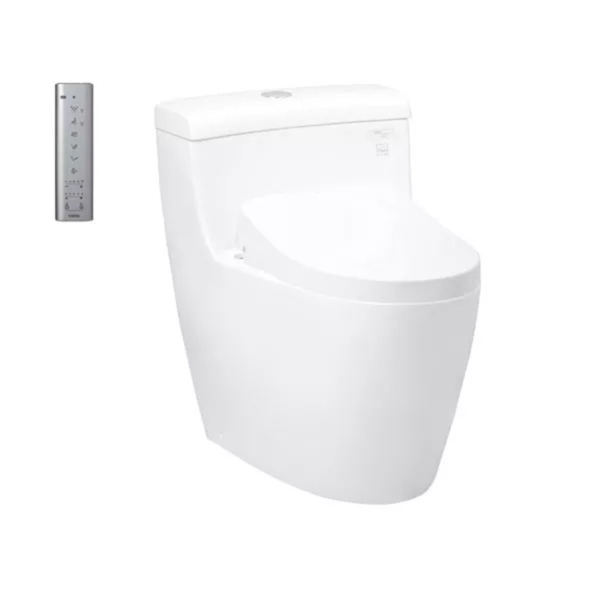 Bồn Cầu ToTo 1 Khối Nắp Rửa Điện Tử MS636CDRW12