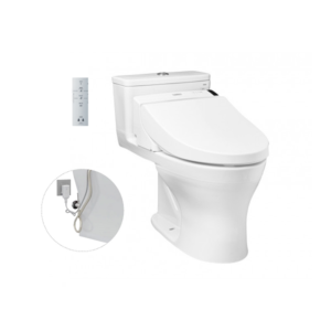 Bồn Cầu ToTo 1 Khối Nắp Rửa Điện Tử MS855DW6