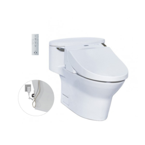 Bồn Cầu ToTo 1 Khối Nắp Rửa Điện Tử MS904W6