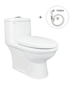 Bồn Cầu Viglacera 1 Khối BL5 Kèm Vòi Xịt VG826