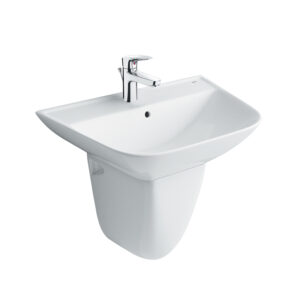 Lavabo INAX L-297V/L-297VC Treo Tường Kèm Chân Treo