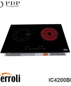 Bếp Điện Từ 2 Vùng Nấu Ferroli IC4200BN