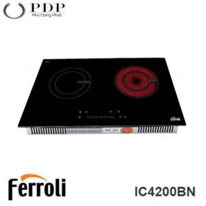 Bếp Điện Từ 2 Vùng Nấu Ferroli IC4200BN
