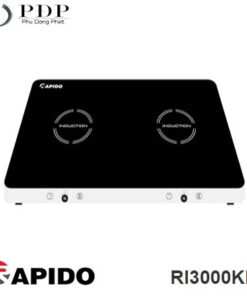 Bếp từ dương 2 vùng nấu Rapido RI3000KB