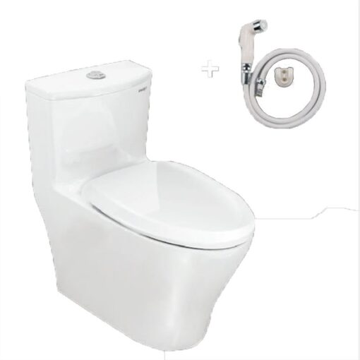 Bồn Cầu Viglacera V36 1 khối Kèm Vòi Xịt VG826